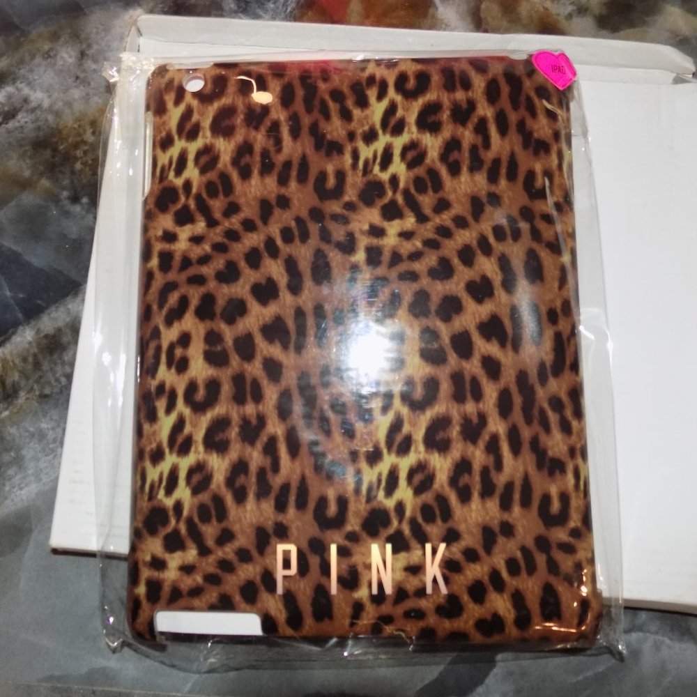Victoria's Secret VS HARD Natural Leopard Case Sleeve Cover For iPad 3 NEW